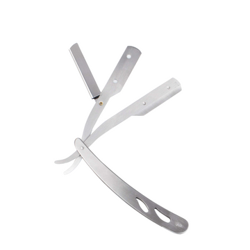 Heavy Duty Professional 100% Stainless Steel Straight Edge Barber Razor | Salon Quality Smooth Shave (GB-3045)