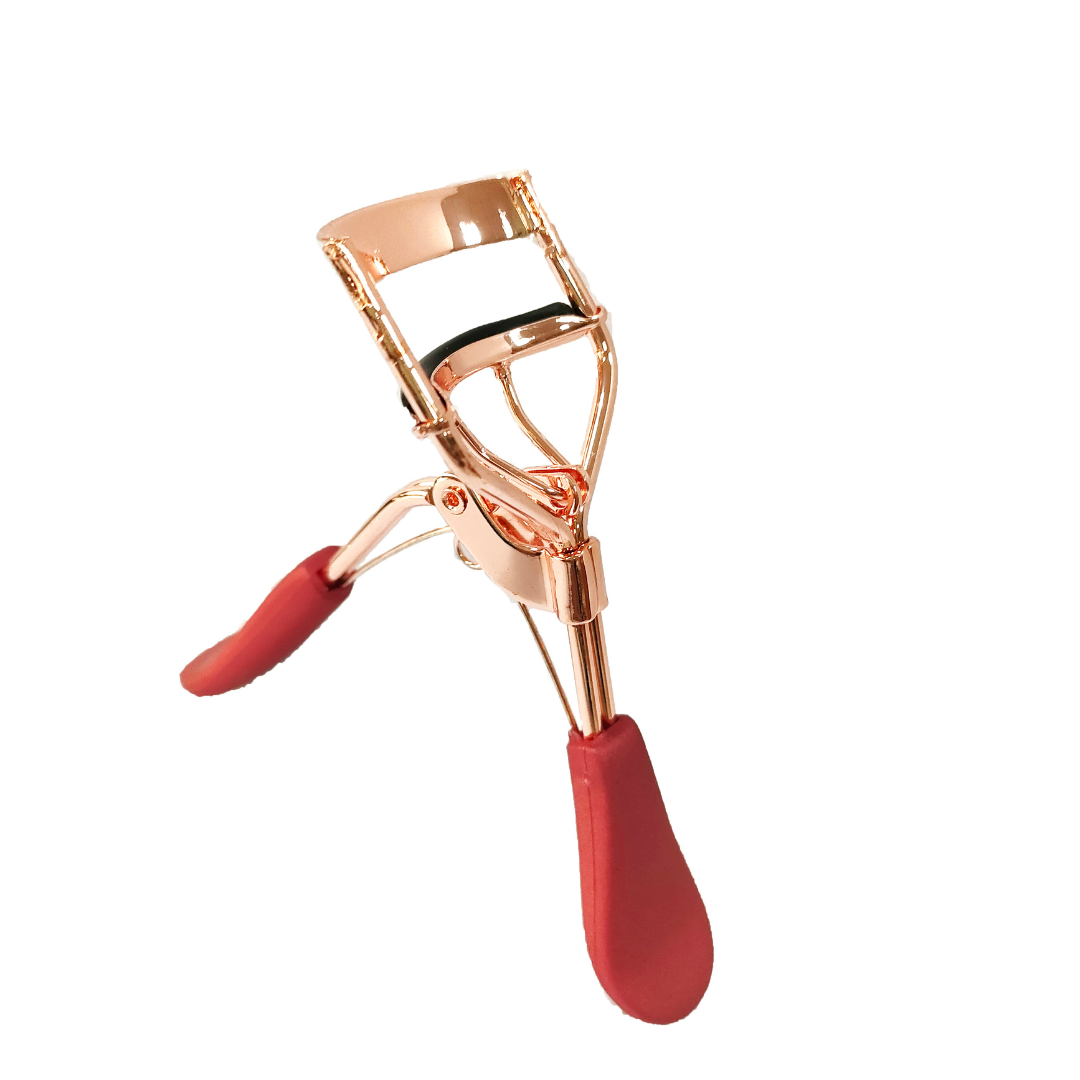 Premium Eyelash Curler with Non-slip Handle – Rose Gold (GB-3025)