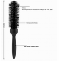 blow drying hair brush