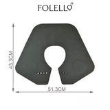 FOLELLO Set of Back Wash Silicone Neck rest/Salon Neck Pillow & Stylist Silicone Cutting Cape