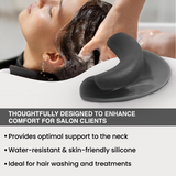 FOLELLO Set of Back Wash Silicone Neck rest/Salon Neck Pillow & Stylist Silicone Cutting Cape