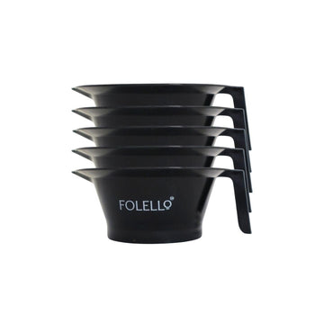 FOLELLO Set of 5-Hair Dye Color Mixing Tint Bowl