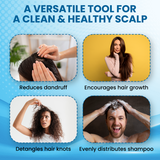 Scalp Massage Brush/Shampoo brush for Salon and Home Use, Scalp Massager for Hair Growth, Head Massager Improves circulation, Hair Detangler