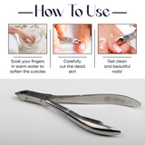 Beauty Cuticle Nippers | Cuticle Cutter | Cuticle Remover - Stainless Steel, Durable for Women and Men (GB-3030)
