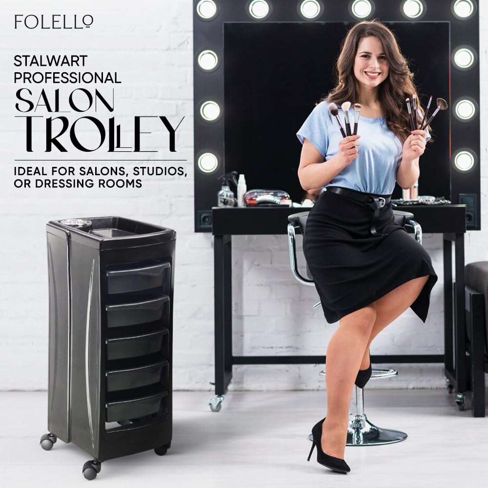 STALWART- PROFESSIONAL SALON TROLLEY