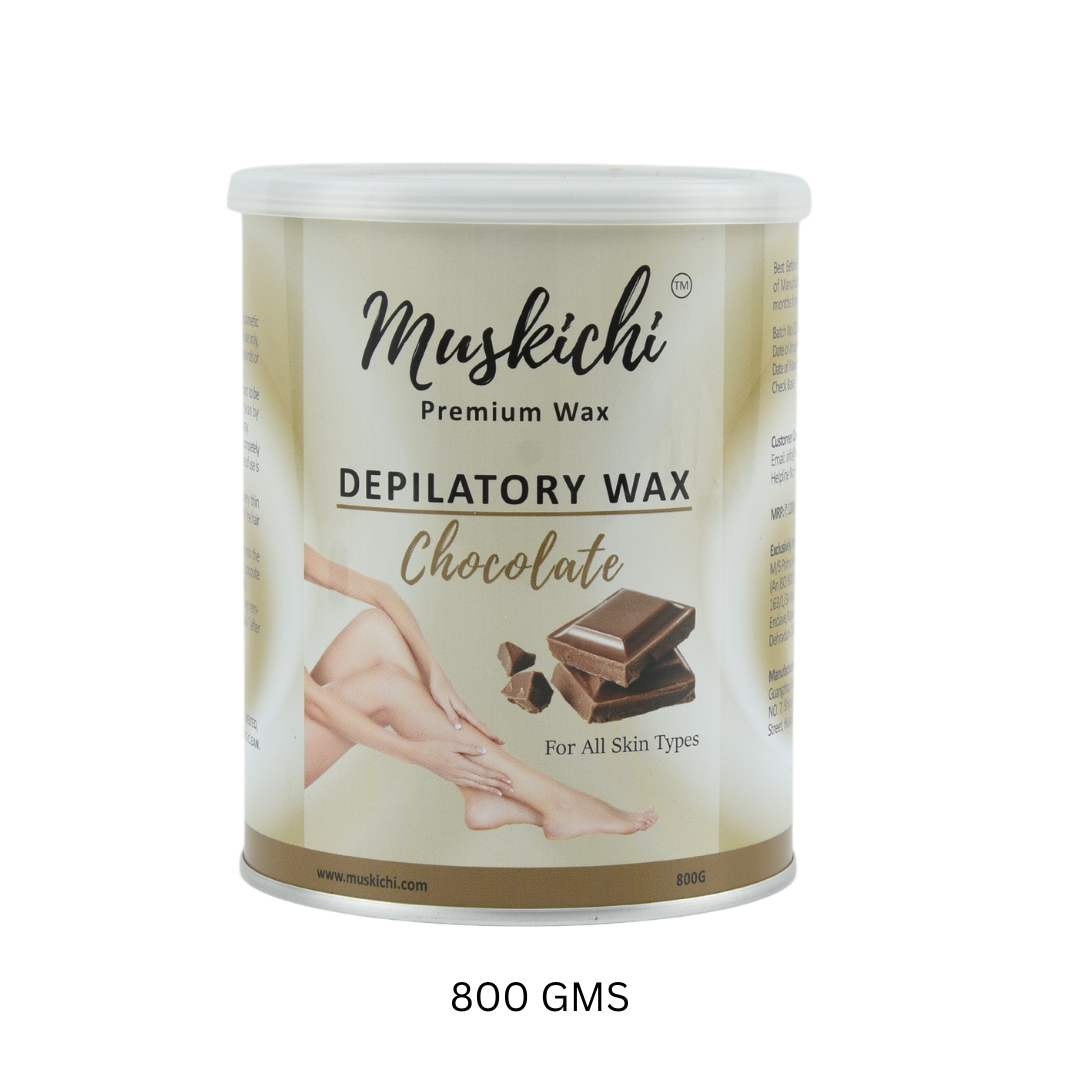 Depilatory Wax- Chocolate (800 gm) (Rica Wax)