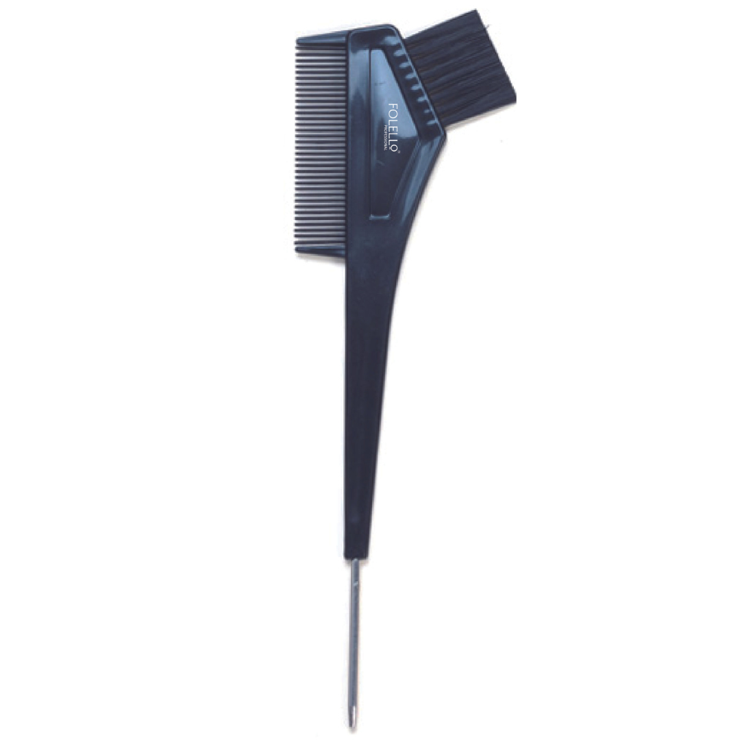 Pin Tail Hair Dye Tint Brush with Integrated Comb FX-9293A