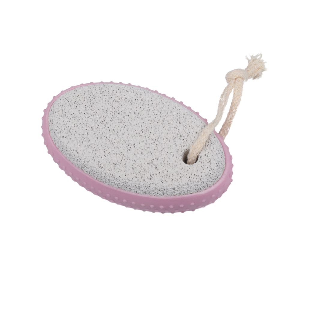 Pumice Stone For Feet Dead Skin Removal | Pedicure Tool With Rubber Grip - Removes dirt & dead cells | Moisturizes crack heels | Works efficiently on dry skin  (GB-3050)