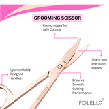Grooming Scissor-Moustache/Beard/Eyebrow/Nose Hair Trimming for Men and Women (GB-3028)